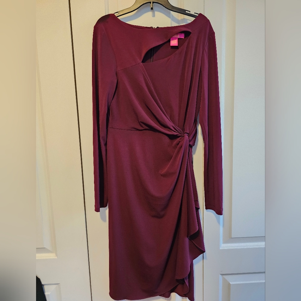 Faux-wrap Dress